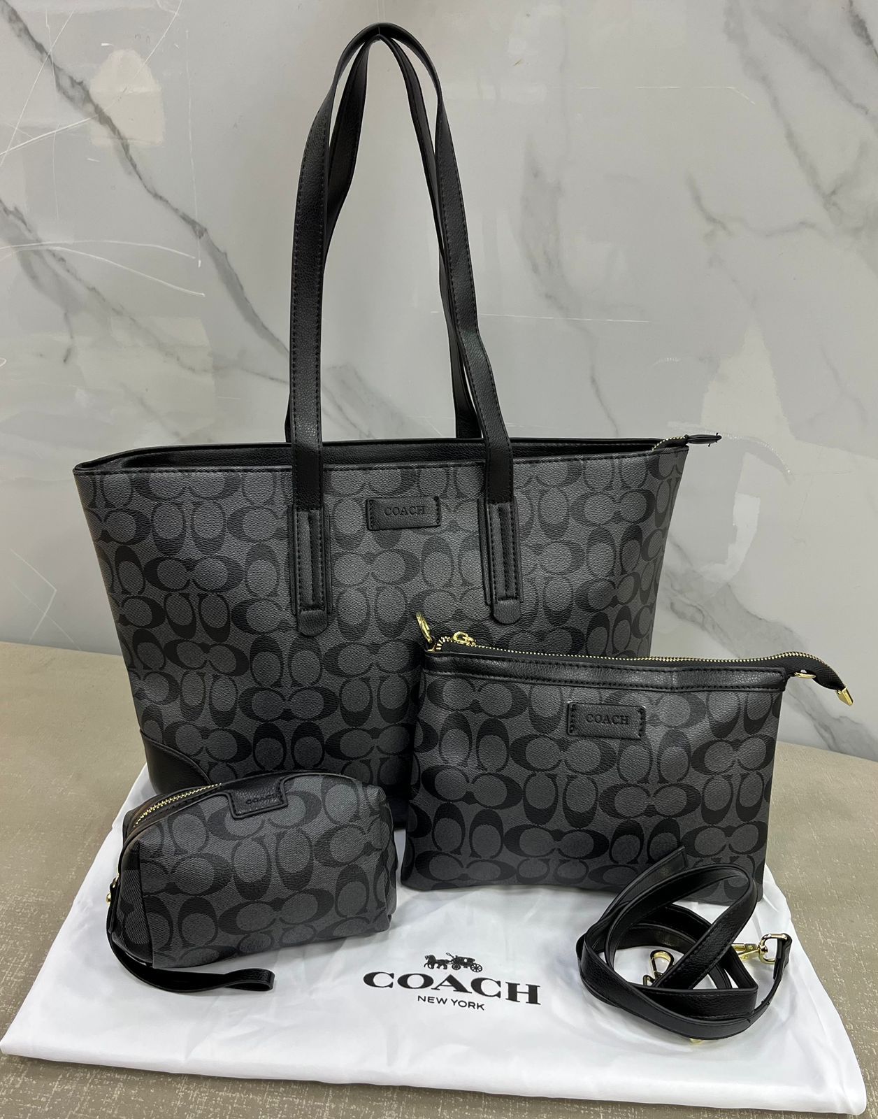 Bolso Combo X3 Coach 1:1