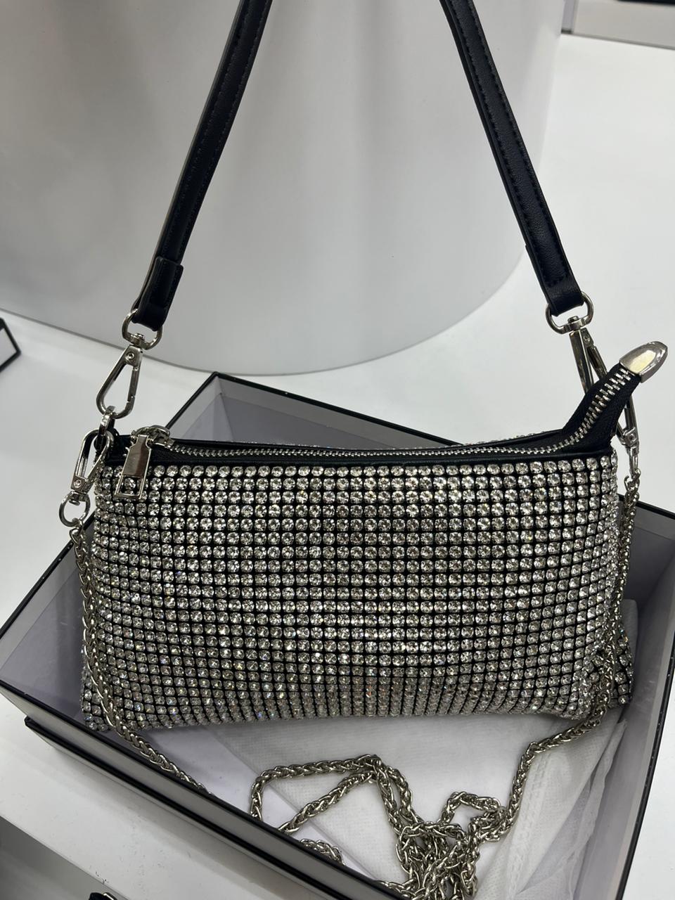 Cartera Minicube Rhinestone