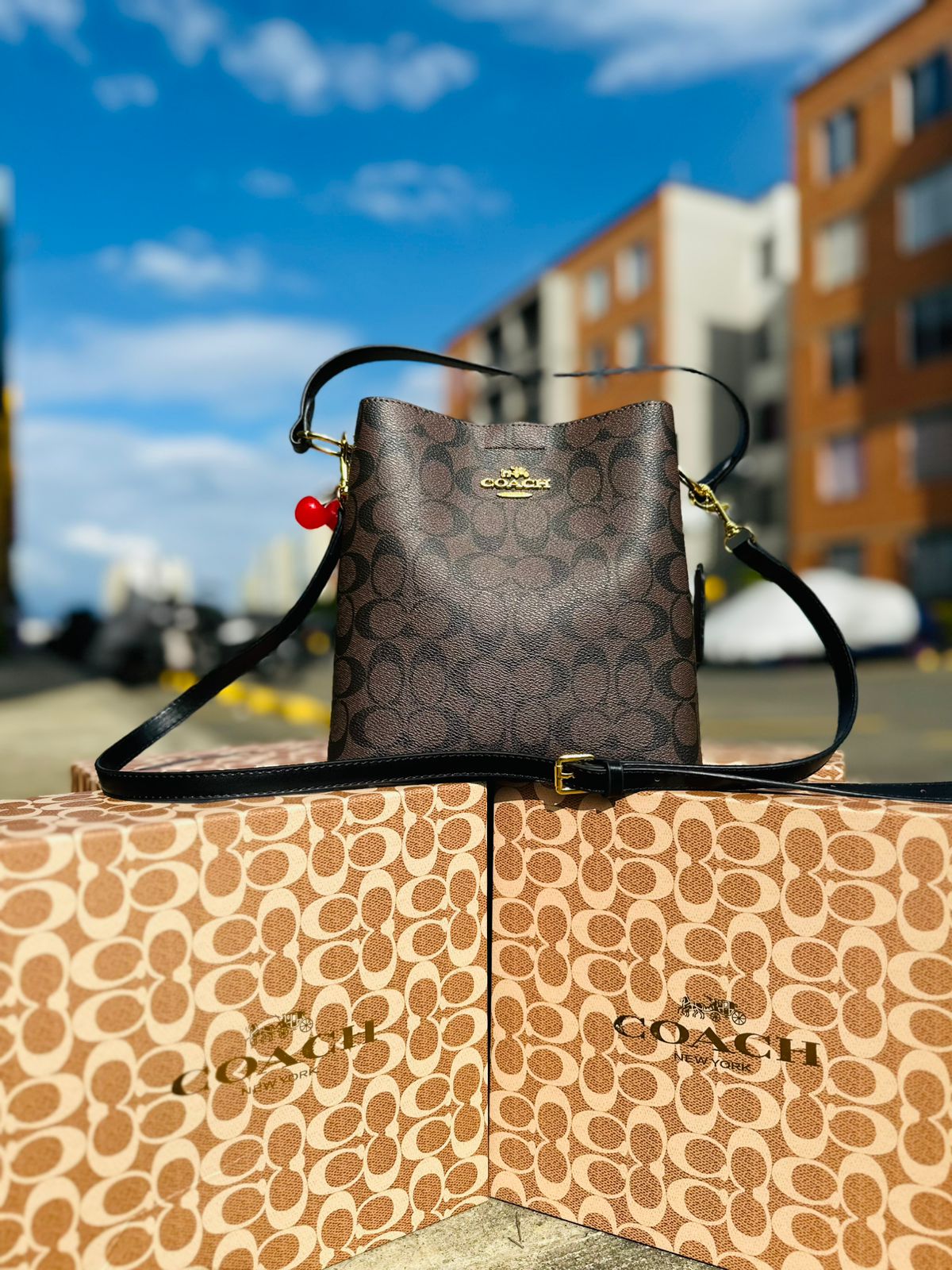 Tula Coach En caja y funda